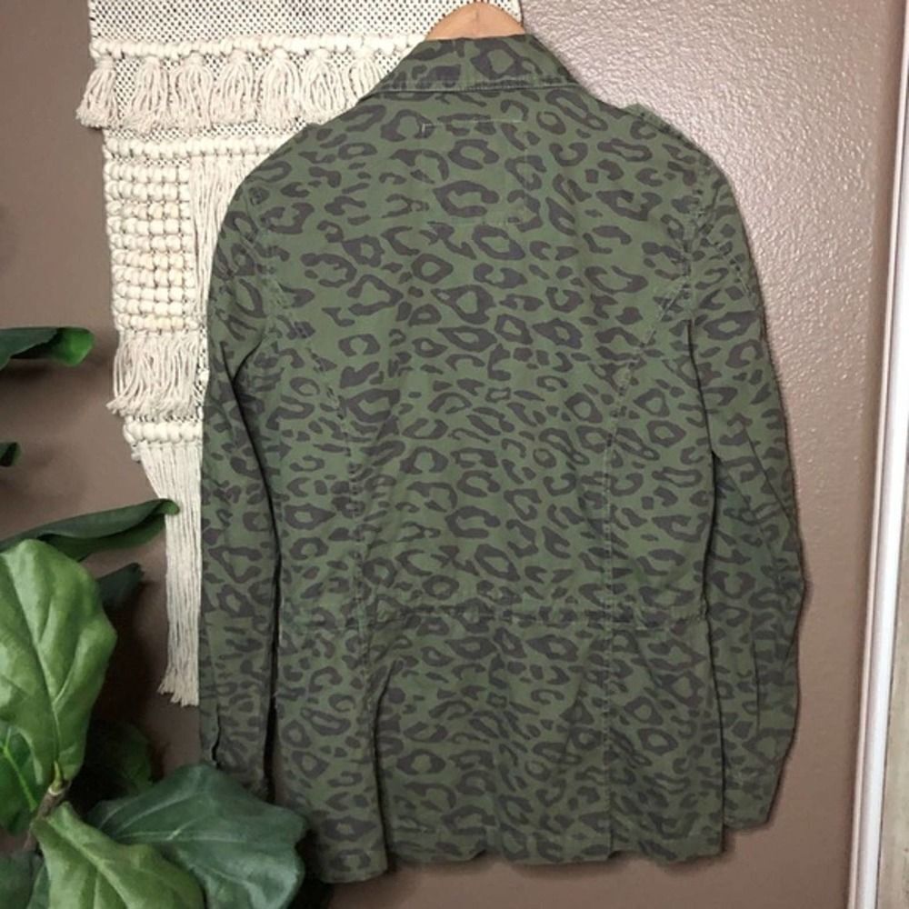 Mudd Green Leopard Utility Jacket - Picture 2 of 6
